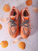 Mesh Panel Letter Graphic Chunky Sneakers