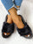 Faux Fur Wide Fit Slides