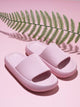 Textured Open Toe Slippers