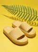 Textured Open Toe Slippers