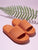Textured Open Toe Slippers