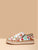 Zip Side Flower Pattern Sneakers