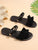 Ruffle Decor Two Way Wear Sandals
