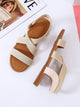 Cross Strap Ankle Strap Sandals