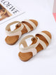 Cross Strap Ankle Strap Sandals