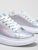 Snakeskin Embossed Holographic Skate Shoes