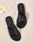 Cross Strap Slide Sandals