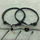 2 PCs/lot,New Arrival Couple Bracelet Alloy key Heart Lock Charm Bracelet  Handmade Jewelry Rope Bracelet Lovers Gifts for Women