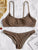 2018 Hot Sale Sport Sexy Shirred Bikini Set Women Plain Swimwear 2018 Summer Female New Beach Bikini Sets Simple Swimsuit