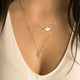 AlphaGal 2019New Multilayer Crystal Shell Moon Pendant Necklaces For Women Vintage Charm Choker Necklace Statement Party Jewelry Gift