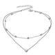AlphaGal 2019New Multilayer Crystal Shell Moon Pendant Necklaces For Women Vintage Charm Choker Necklace Statement Party Jewelry Gift