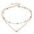 AlphaGal 2019New Multilayer Crystal Shell Moon Pendant Necklaces For Women Vintage Charm Choker Necklace Statement Party Jewelry Gift