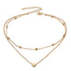 AlphaGal 2019New Multilayer Crystal Shell Moon Pendant Necklaces For Women Vintage Charm Choker Necklace Statement Party Jewelry Gift