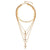 AlphaGal 2019New Multilayer Crystal Shell Moon Pendant Necklaces For Women Vintage Charm Choker Necklace Statement Party Jewelry Gift