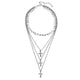 AlphaGal 2019New Multilayer Crystal Shell Moon Pendant Necklaces For Women Vintage Charm Choker Necklace Statement Party Jewelry Gift