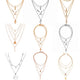 AlphaGal 2019New Multilayer Crystal Shell Moon Pendant Necklaces For Women Vintage Charm Choker Necklace Statement Party Jewelry Gift