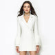 2018 New Spring Women Blazer Dresses Elegant Office Lady Sexy Work Suit Dress Long Sleeve Slim Female Outwear Dress AO494