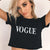 2018 Summer Women Crop Top Shirt VOGUE Letter Harajuku Print Black Tees Women Short Sleeve O-Neck T-shirt Camiseta Feminina