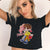 2018 Summer Women Crop Top Shirt VOGUE Letter Harajuku Print Black Tees Women Short Sleeve O-Neck T-shirt Camiseta Feminina