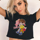 2018 Summer Women Crop Top Shirt VOGUE Letter Harajuku Print Black Tees Women Short Sleeve O-Neck T-shirt Camiseta Feminina