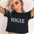 2018 Summer Women Crop Top Shirt VOGUE Letter Harajuku Print Black Tees Women Short Sleeve O-Neck T-shirt Camiseta Feminina