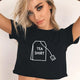 2018 Summer Women T-shirt FRIENDS Letter Harajuku Print Black Tees Women Short Sleeve O-Neck Crop Top Shirt Camiseta Feminina
