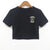 2018 Summer Women T-shirt FRIENDS Letter Harajuku Print Black Tees Women Short Sleeve O-Neck Crop Top Shirt Camiseta Feminina
