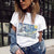 2018 Summer Women T-shirt VOGUE Letter Printed Tshirts Casual Tops Tee Harajuku Vintage White Shirt Woman Clothing Female