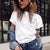 2018 Summer Women T-shirt VOGUE Letter Printed Tshirts Casual Tops Tee Harajuku Vintage White Shirt Woman Clothing Female