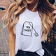 2018 Summer Women T-shirt VOGUE Letter Printed Tshirts Casual Tops Tee Harajuku Vintage White Shirt Woman Clothing Female