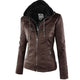 2018 Winter Faux Leather Jacket Women Casual Basic Coats Plus Size 7XL Ladies Basic Jackets Waterproof Windproof Coats Female 50