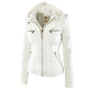2018 Winter Faux Leather Jacket Women Casual Basic Coats Plus Size 7XL Ladies Basic Jackets Waterproof Windproof Coats Female 50