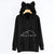 2018 Winter New Fashion Fat cat Printed Sweatshirt Women Long Sleeve Pockets Hooded Pullover Tracksuit Female Coat Tops WS&&D