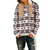 2018 Women Christmas Zipper Coat Sweatshirt Winter Warm Christmas Hoodies Fashion Female Snowflake Print Moletom Pullover WS&&D