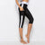 2018 Women Pants Compression Trousers Fitness Thin Short Leggings Summer Pants Side Pants Elastic Stretch Mid-Calf Leggings