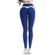 2018 patchwork heart hip sportswear for women trousers bodybuilding blue slim sexy legging female pants sale