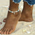 2019 Ankle Chain for Women Pineapple Ankle Gold Color Pendant Stars Summer Beach Foot Jewelry Fashion Style Gift for  Friend