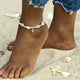 2019 Ankle Chain for Women Pineapple Ankle Gold Color Pendant Stars Summer Beach Foot Jewelry Fashion Style Gift for  Friend