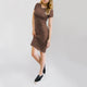 2019 Autumn Hot Slim Bodycon Dress Women Solid Color Chic Party Dresses Casual Sleep Wear Inside Wear Vestidos Pencil Dress