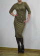 2019 Autumn Hot Slim Bodycon Dress Women Solid Color Chic Party Dresses Casual Sleep Wear Inside Wear Vestidos Pencil Dress