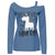 2019 Autumn Long Sleeve Unicorn Print T Shirt Women One Shoulder Harajuku Casual Letter Printed Loose Cotton Tops t-shirt