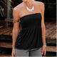2019 Autumn T Shirt Femme T Shirt For Women Beach Top Tee Shirt Female Sleeveless Solid Black T-shirt Woman Tshirt Top