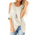 2019 Autumn T Shirt Femme T Shirt For Women Casual O-Neck Black Top Tee Shirt Female Sleeveless Striped T-shirt Woman Tshirt Top