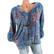 2019 Autumn T Shirt Femme T Shirt For Women V-Neck White Top Tee Shirt Female Long Sleeve Print T-shirt Woman Tshirt Top