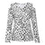2019 Autumn T Shirt Femme T Shirt For Women V-Neck White Top Tee Shirt Female Long Sleeve Leopard T-shirt Woman Tshirt Top
