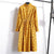2019 Autumn Winter Women Corduroy Dresses Casual Long Sleeve High Elastic Waist Flower Print Party Dress Female Dress Vestidos