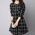 2019 Autumn Winter Women Plaid Shift Dress Casual Long Sleeve Fashion Check Elegant Mini Shirt Dresses Ladies Outwear Vestidos
