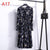 2019 Autumn Women Dress For Ladies Long Sleeve Polka Dot Vintage Chiffon Shirt Dress Casual Black Red Floral Winter Midi Dress