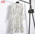 2019 Autumn Women Dress For Ladies Long Sleeve Polka Dot Vintage Chiffon Shirt Dress Casual Black Red Floral Winter Midi Dress