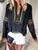 2019 Autumn Women Elegant Casual Shirt Female Stylish Loose Blouse Ladies Vacation Ethnic Style Long Sleeve V-neck Top